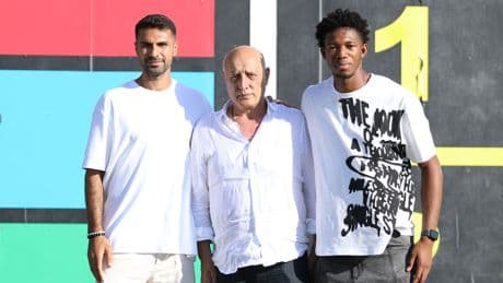 Zeki Çelik ve Gaoussou Diarra, İstanbulspor'a ziyaret bulundu