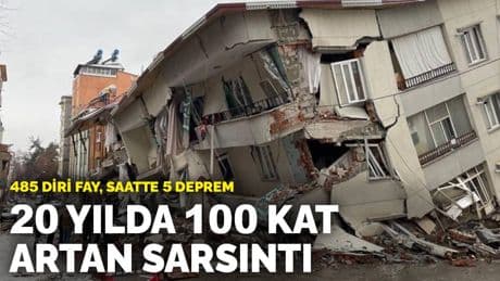 485 diri fay, saatte 5 deprem: 20 yılda 100 kat artan sarsıntı