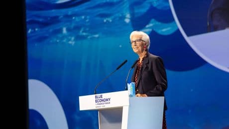 Lagarde, muy preocupada por la destrucción del mar: &quot;Va a costar caro, pero no hacer nada mucho más”