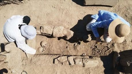 Herakleia Antik Kenti'nde yürütülen kazılarda Bizans mezarları ortaya çıkarıldı