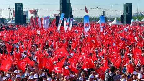CHP İstanbul’dan Filistin’e destek yürüyüşü