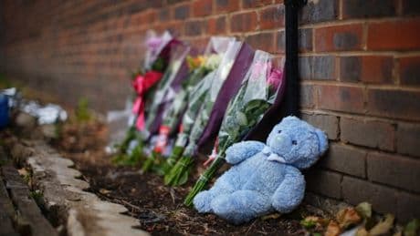 Dad whose family was killed in fire keeps bedside vigil for surviving daughter