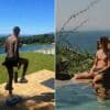 Voetbal­lers op vakantie | Feyenoorder Gijs Smal ontspant aan zwembad, Marcus Rashford laadt batterij op in Frankrijk