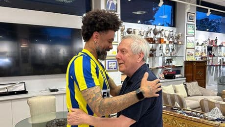 Cristian Baroni'den Aziz Yıldırım'a ziyaret!