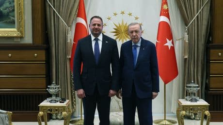 Cumhurbaşkanı Erdoğan, Ukrayna Devlet Başkanlığı Ofisi Başkanı Yermak'ı kabul etti