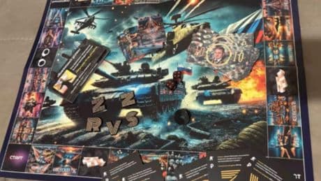 Spelletjes en speelgoed over Oekraïne-oorlog in Russische webshops: ’Verover zoveel mogelijk steden’