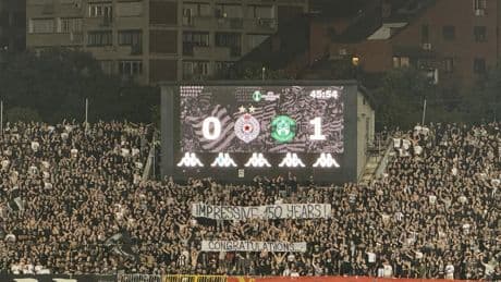 Duras sanciones de UEFA al Partizán de Belgrado