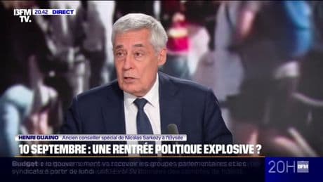 Mélenchon/grève générale du 10 septembre: "il est en train d'éteindre le feu", lance Henri Guaino, ancien conseiller spéciale de Nicolas Sarkozy
