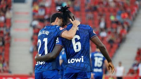 El Getafe confirma su permanencia tras ganar en Son Moix y le niega al Mallorca jugar en Europa