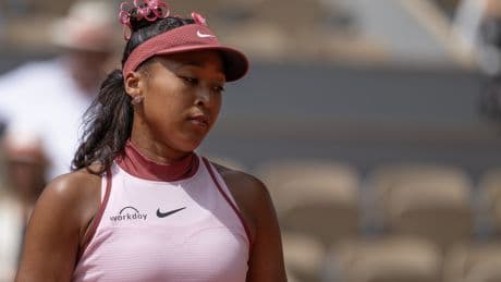 Naomi Osaka an emotional wreck after first-round exit in French Open