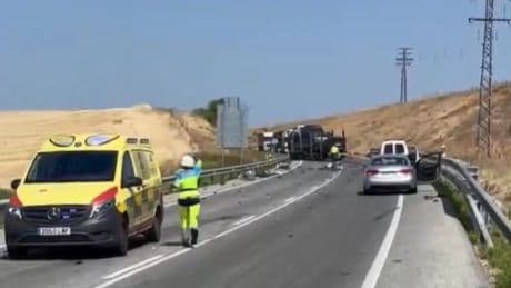 Un joven de 19 años, herido grave tras un virulento choque cerca de Daganzo