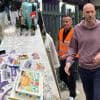 Union-voorzitter Muzio komt Anderlecht aanmoedigen, paars-witte fans ‘bedanken’ Wouter Vandenhaute met taart en champagne