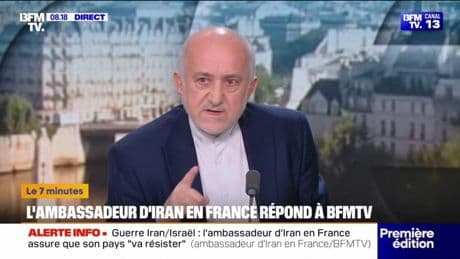 Conflit Israël-Iran: "Nous sommes toujours autour de la table des négociations", assure l'ambassadeur d'Iran en France