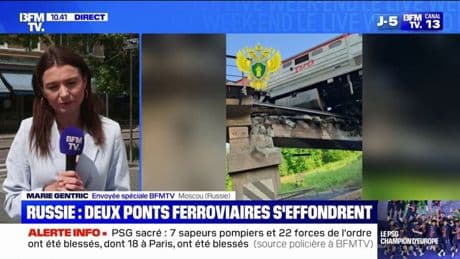 En Russie, un deuxième pont ferroviaire s'est effondré, causant le déraillement d'un train