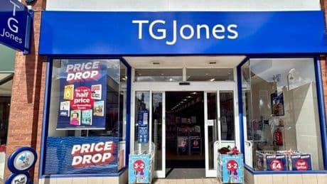 WH Smiths stores begin reopening as TG Jones on UK high streets