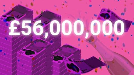 EuroMillions ticket holder scoops mammoth £56,000,000 jackpot