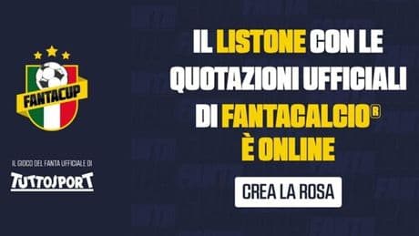 Fantacup, il listone Fantacalcio&reg; con tutti i giocatori, i ruoli e le quotazioni: a centrocampo &egrave; bagarre!