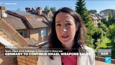 Spain demands an arms embargo to compel the Gaza War's termination.