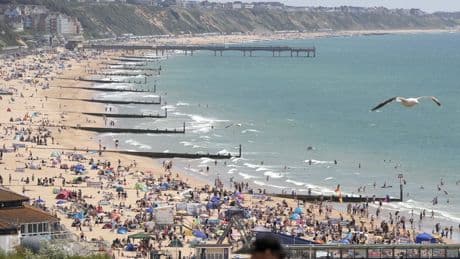 Weather map: Temperatures could soar to 35C as Britons swelter in heatwave