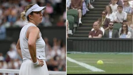 Russian star accuses Wimbledon of ‘stealing a game’ for British opponent