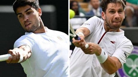 Wimbledon: Carlos Alcaraz - Cameron Norrie, en directo