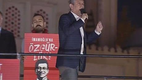 CHP Lideri Özgür Özel Esenler mitinginde konuştu