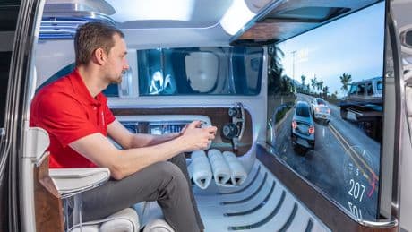 Luxus-Van der Zukunft - Der neue Mercedes hat ein Kino an Bord