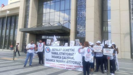 Data Net işçileri toplu sözleşme haklarını istiyor