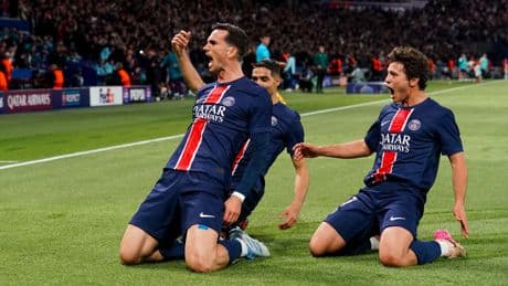 PSG-Arsenal : en vidéo, l’ouverture du score des Parisiens au Parc des Princes