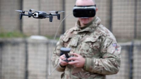 Fury as British soldiers BANNED from flying drones over people in training due to health and safety rules