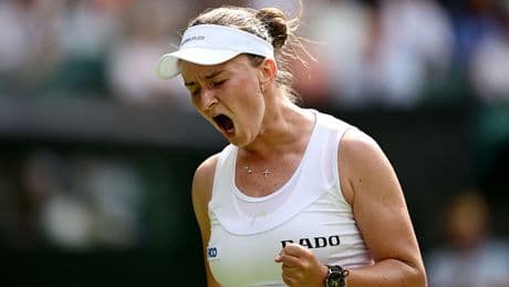 Defending champion Barbora Krejcikova survives scare in Wimbledon opener