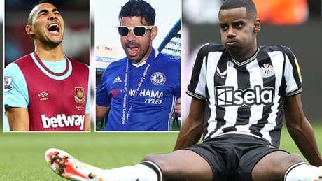 Diego Costa fled to Brazil, the icon who acted like a 'd***head' - and the ex-Chelsea star who threatened to score OWN GOALS! Alexander Isak is not the only footballer to take extreme measures to get their move
