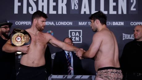 Fisher vs Allen 2: Fight time, undercard, latest odds, prediction, ring walks tonight