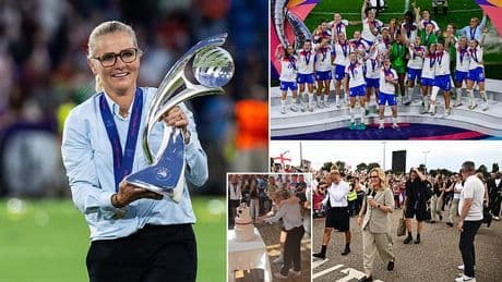 Sarina Wiegman reveals the incredible way she celebrated England's Euro 2025 triumph and lifts the lid on boozy celebrations which ran until 4am