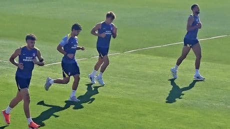 El Atlético se lame las heridas, tras su empate ante el Elche, con una noticia tranquilizadora