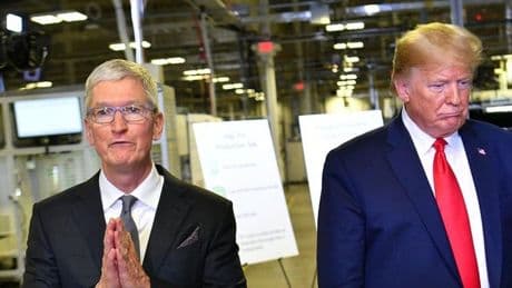 Trump amenaza a Apple con un arancel del 25% si no fabrica sus iPhone en EE.UU