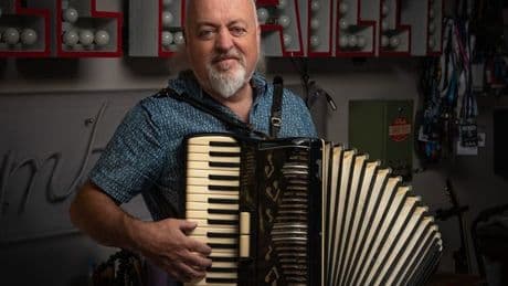 Bill Bailey learning the bagpipes ahead of Scotland shows in tribute to Sean Lock