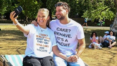 Jojo Siwa and Chris Hughes join the great Jaffa Cake debate at BST Hyde Park