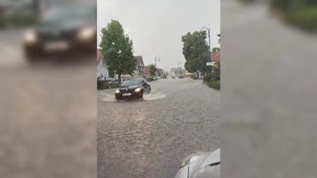 Les images des importantes chutes de pluie et de grêle dans le Bas-Rhin ce samedi