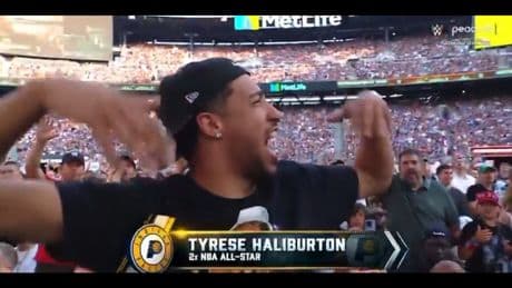 Knicks villain Tyrese Haliburton booed at MetLife Stadium for WWE SummerSlam