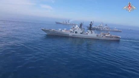 La Armada rusa comienza las maniobras militares 'Tormenta de julio', con más de 150 buques, 120 aviones y 15.000 efectivos