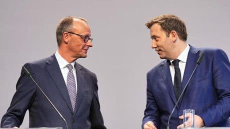 Schwarz-rote Regierungsbildung: Klingbeil sichert Merz SPD-Stimmen bei Kanzlerwahl zu