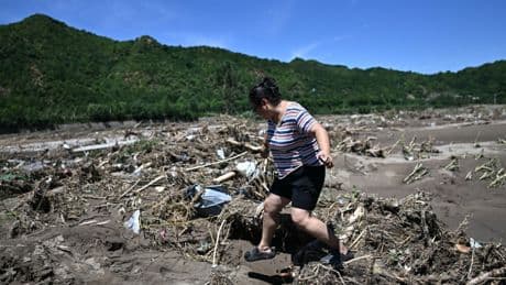 Inondations en Chine : des villageois de Pékin démunis après des crues meurtrières