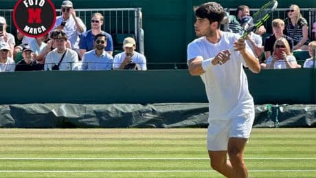 Así prepara Carlos Alcaraz su partido de semifinales ante Fritz