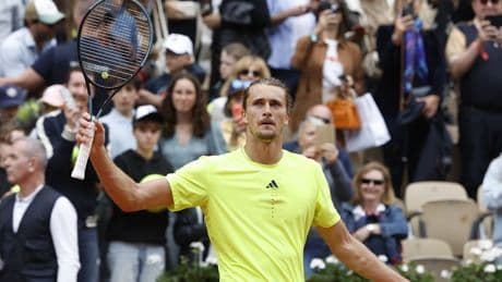 French Open, 2. Runde - Zverev – de Jong hier im Live-Ticker
