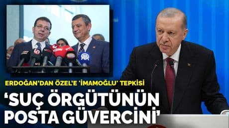 Erdoğan’dan Özel’e 'İmamoğlu' tepkisi: Suç örgütünün posta güvercini