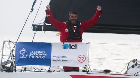 Solitaire du Figaro Paprec : Alexis Loison remporte la première étape et rêve toujours d’un succès final