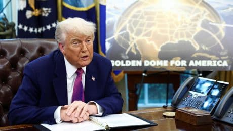 Trump desvela su 'Cúpula Dorada': 175.000 millones de $ para interceptar misiles lanzados "desde el espacio"