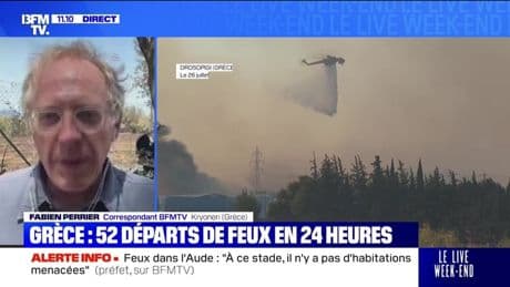 Grèce : 52 départs de feux en 24 heures - 27/07