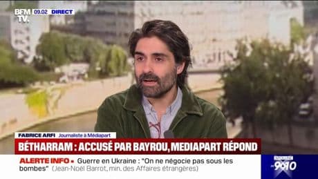 "Je trouve ça un peu déplorable": Fabrice Arfi, journaliste à Médiapart, réagit aux attaques de François Bayrou après des révélations du journal dans l'affaire Bétharram